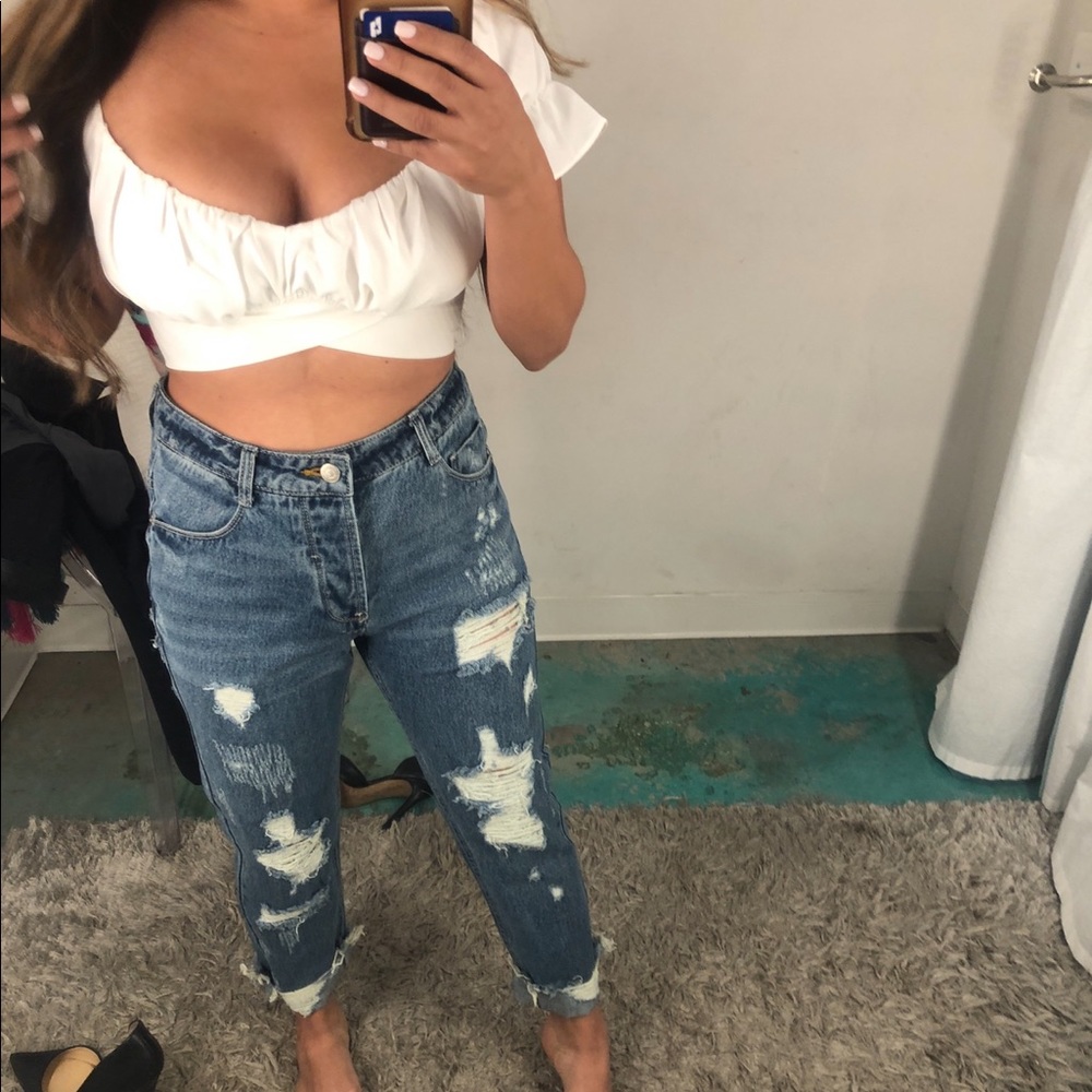 Boutique Distressed jeans